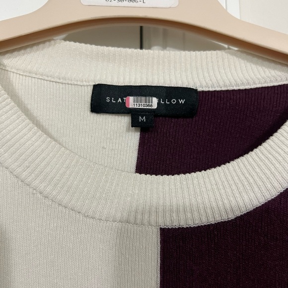 Slate & Willow Colorblock Midi Dress Size Medium $268 - Picture 5 of 8